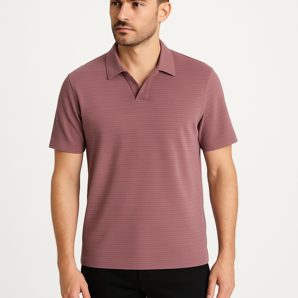 Theory Soft Buttonless Design Polo Size XL